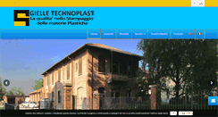 Desktop Screenshot of gielletechnoplast.it