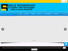 Tablet Screenshot of gielletechnoplast.it